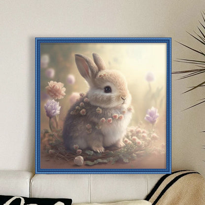 Bunny - 11CT Stamped Cross Stitch 40*40CM