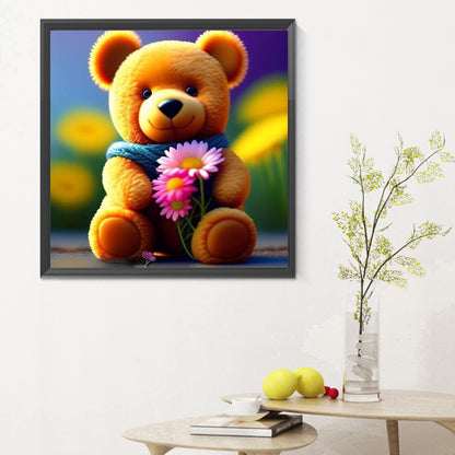 Bear - Full Round Drill Diamond Painting 30*30CM