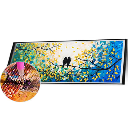 Snuggle Bird - Full Round Drill Diamond Painting 30*90CM