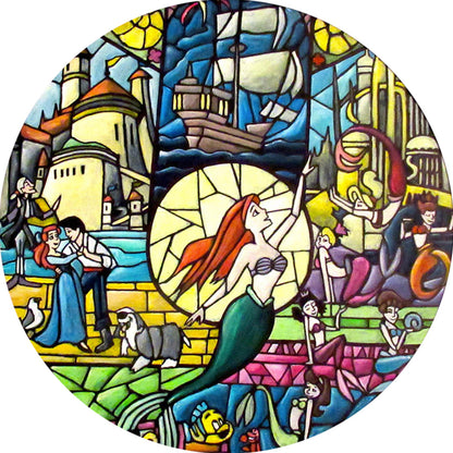 Mermaid - Full Round Drill Diamond Painting 35*35CM