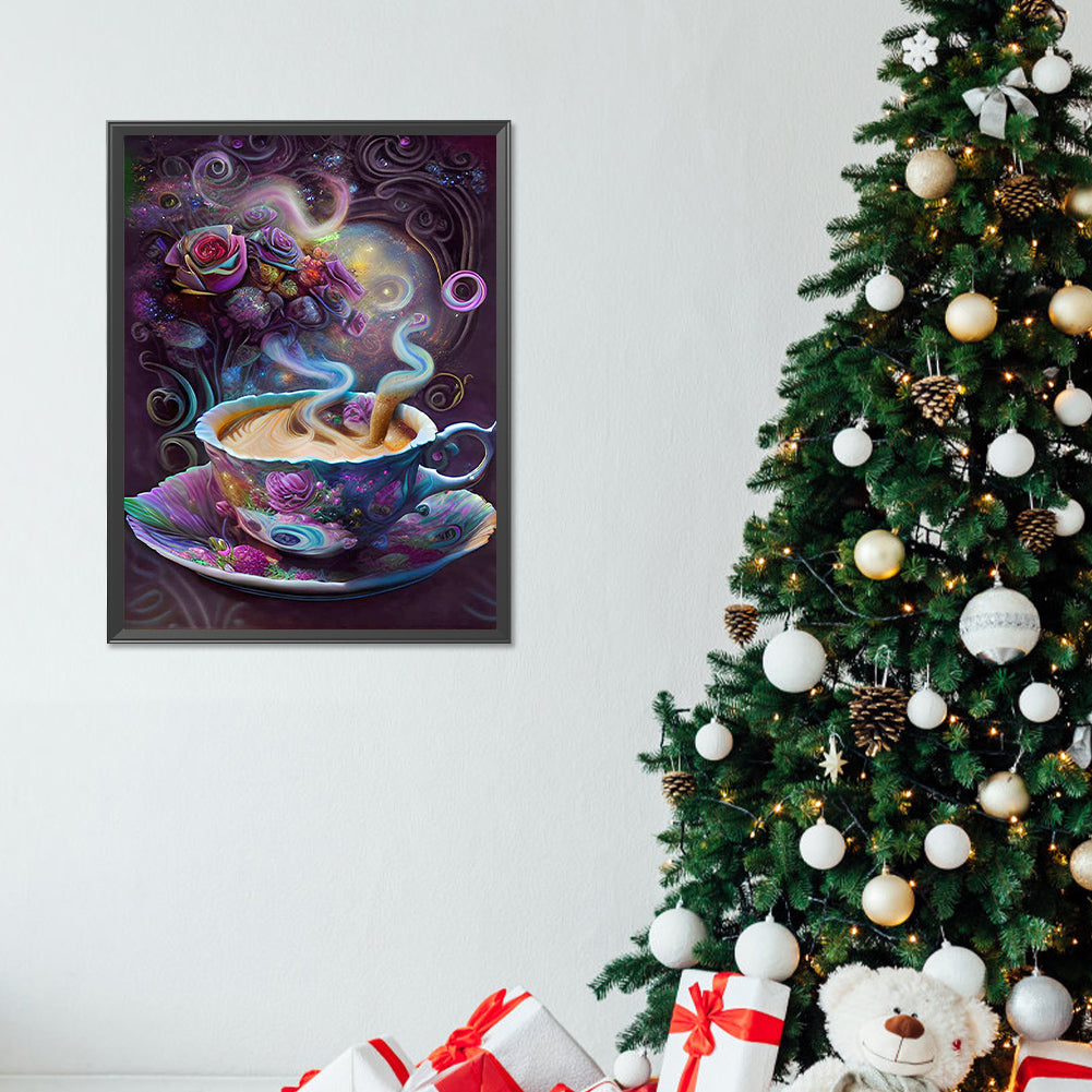Galaxy Coffee - Full Round Drill Diamond Painting 30*40CM