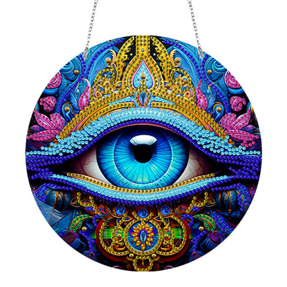 Suncatcher Double Sided Diamond Painting Hanging Decor (Eyes)