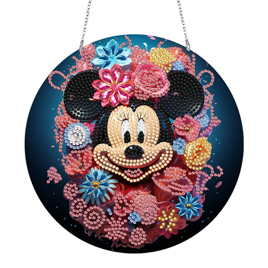 Suncatcher Double Sided Special Shape Diamond Painting Hanging Decor with Chain