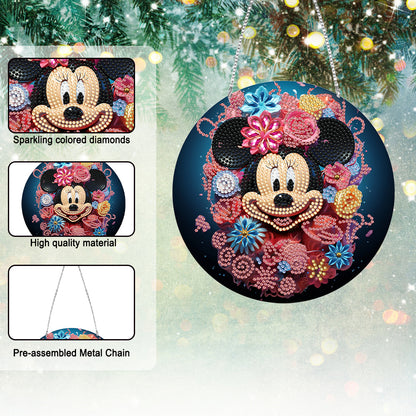 Suncatcher Double Sided Special Shape Diamond Painting Hanging Decor with Chain