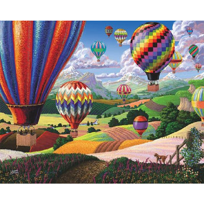 Hot Air Balloon - Full Square Drill Diamond Painting 50*40CM