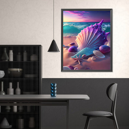 Seaside Shells - Square Drill Diamond Painting 40*50CM