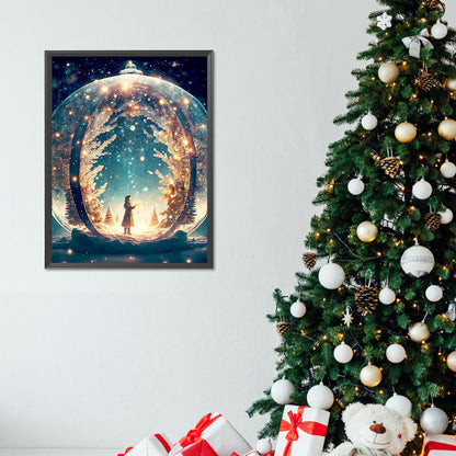 Christmas Wishes - Full Round Drill Diamond Painting 30*40CM