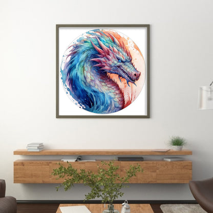 Dragon - 11CT Stamped Cross Stitch 50*50CM