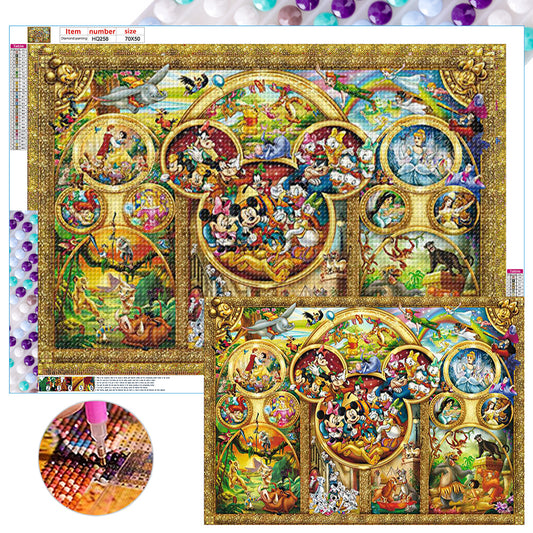 Disney Mickey Mouse - Full Round Drill Diamond Painting 70*50CM