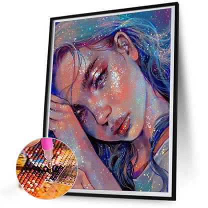 Starlight Beauty - Full AB Dril Round Diamond Painting 40*50CM