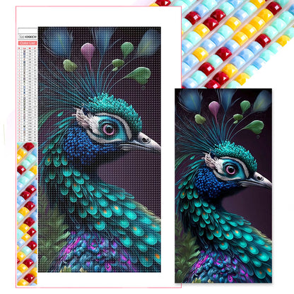 Peacock - Full Square Drill Diamond Painting 40*80CM