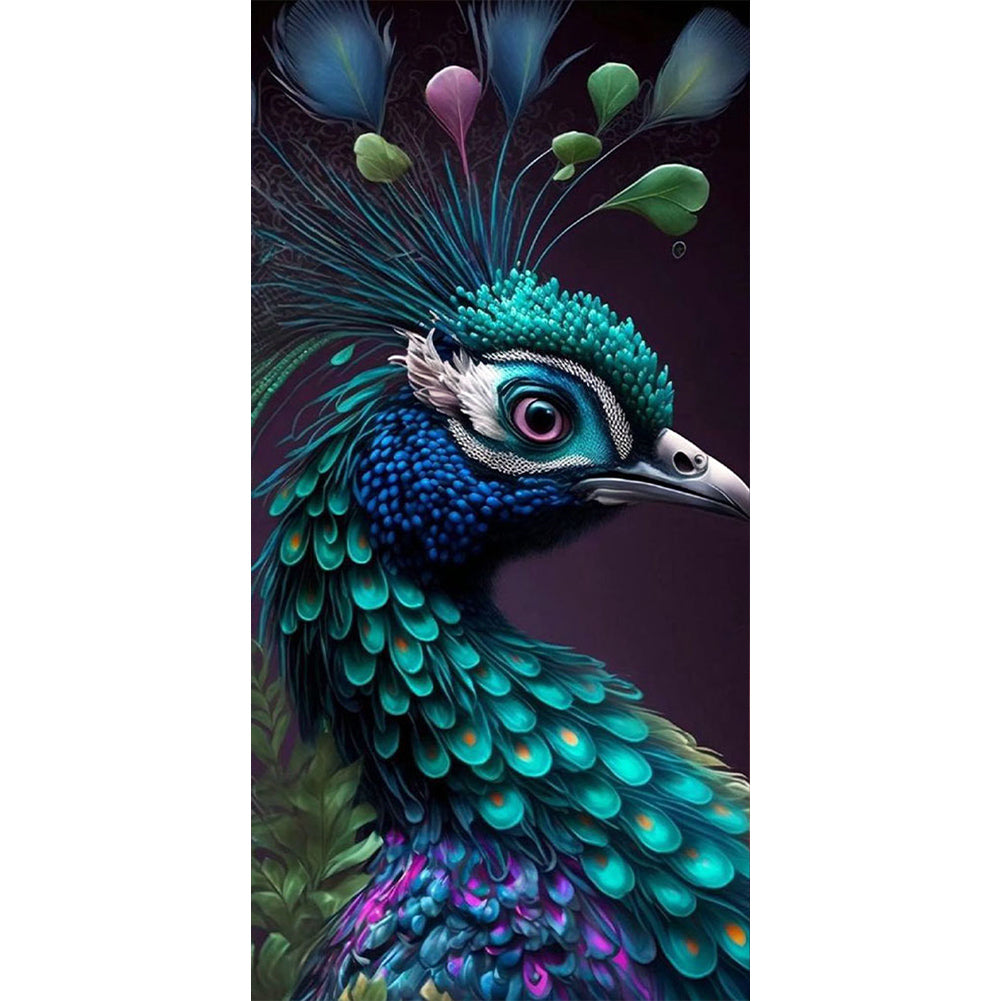 Peacock - Full Square Drill Diamond Painting 40*80CM