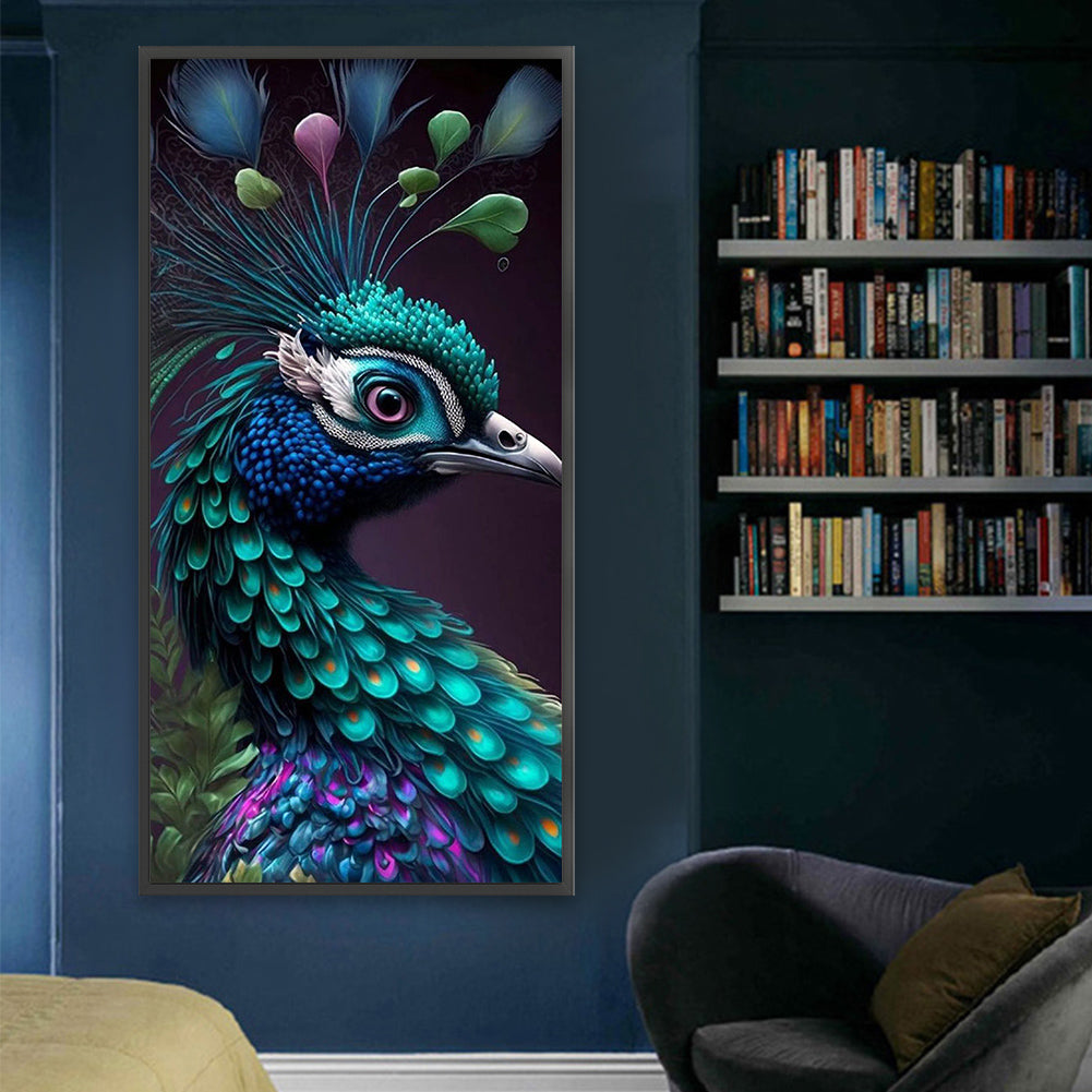 Peacock - Full Square Drill Diamond Painting 40*80CM