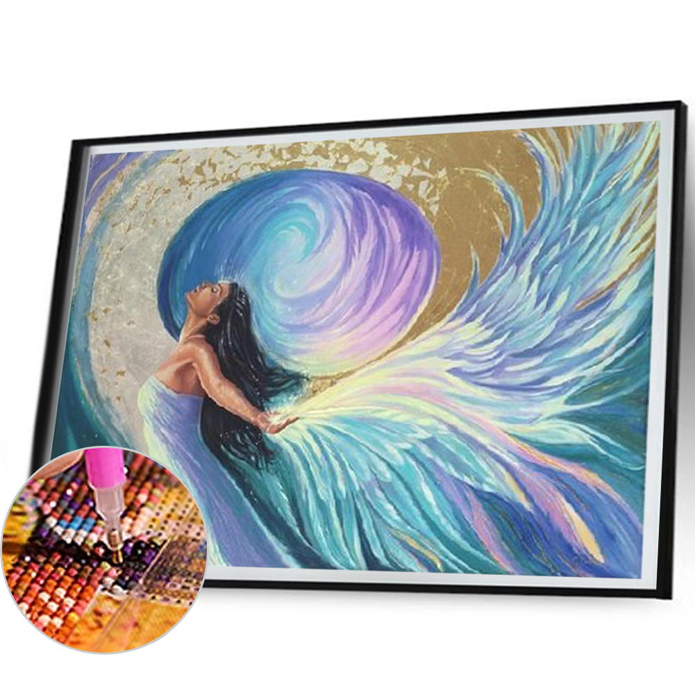 Angel - Full Round Drill Diamond Painting 50*40CM