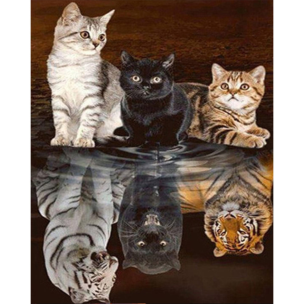 Fierce And Gentle - Full AB Dril Round Diamond Painting 40*50CM