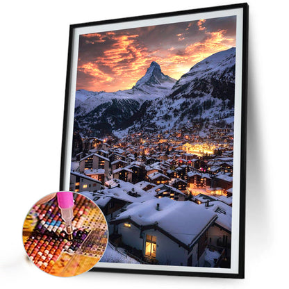 Landscape - Full AB Dril Round Diamond Painting 40*60CM