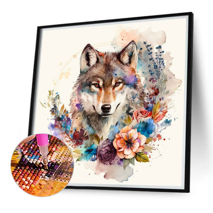 A Wolf - Full Round Drill Diamond Painting 40*40CM