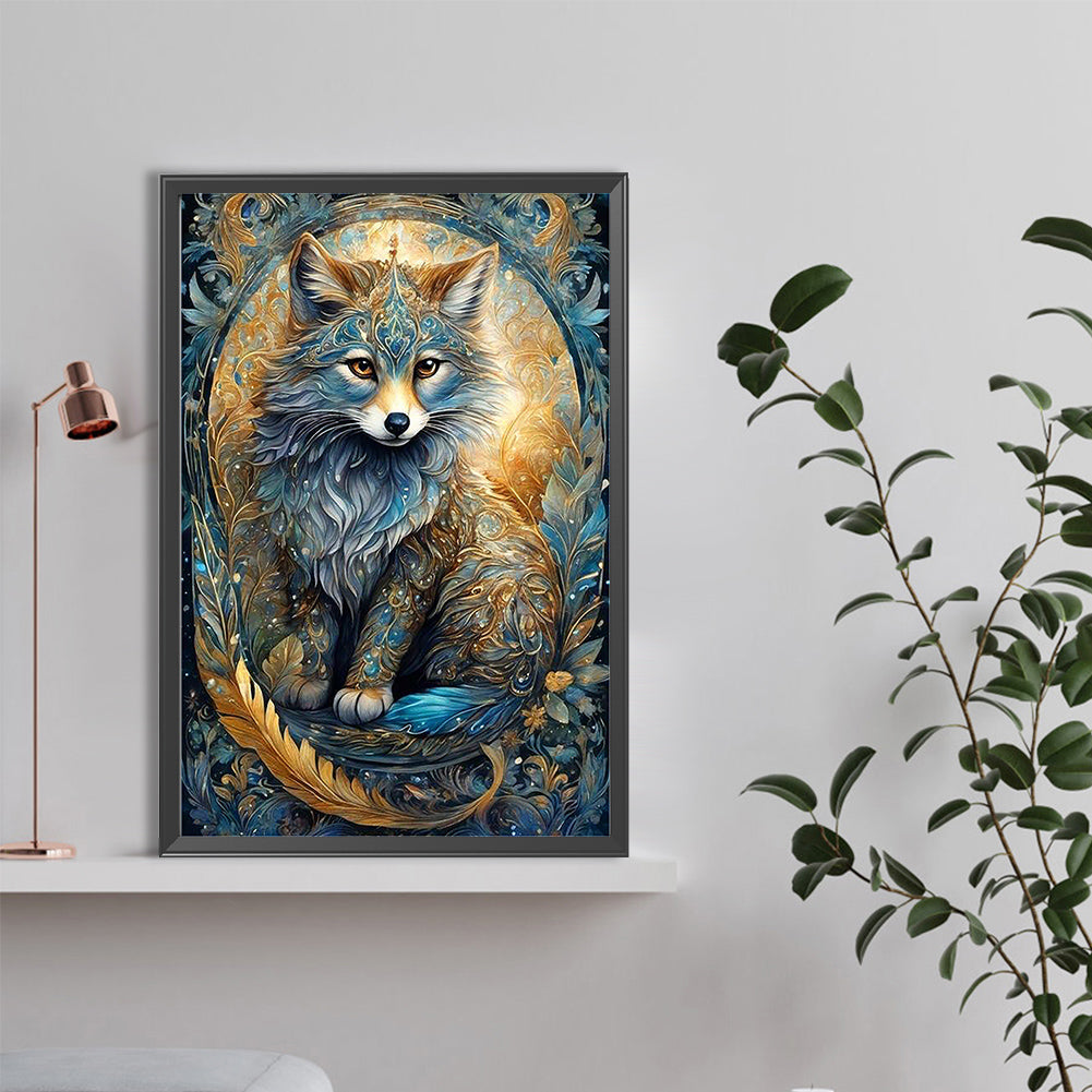 Black Wolf - Full Round Drill Diamond Painting 40*60CM