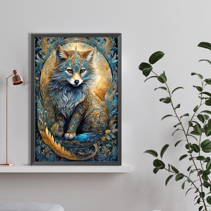 Black Wolf - Full Round Drill Diamond Painting 40*60CM
