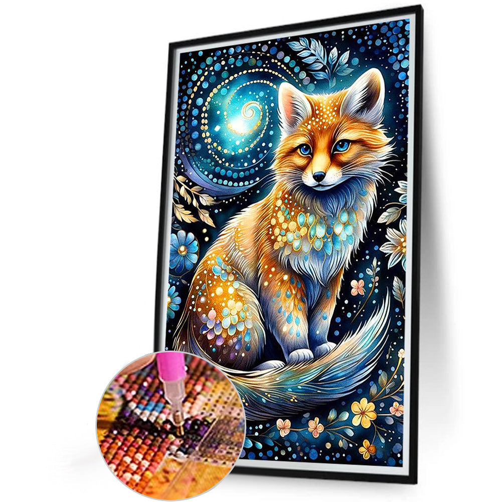 Fox - Full Round Drill Diamond Painting 40*60CM