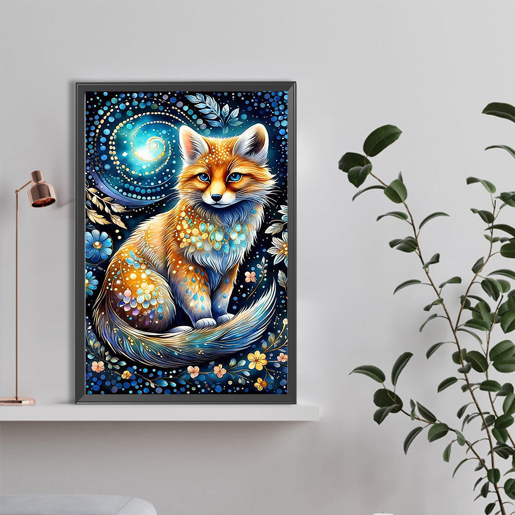 Fox - Full Round Drill Diamond Painting 40*60CM