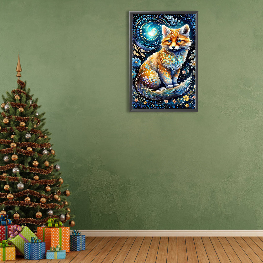 Fox - Full Round Drill Diamond Painting 40*60CM