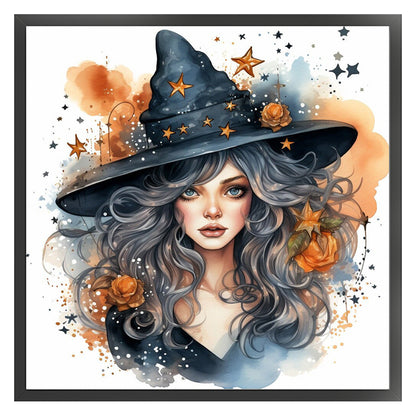 Witch - 11CT Stamped Cross Stitch 50*50CM