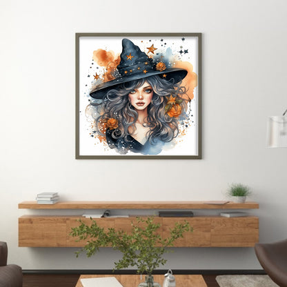 Witch - 11CT Stamped Cross Stitch 50*50CM