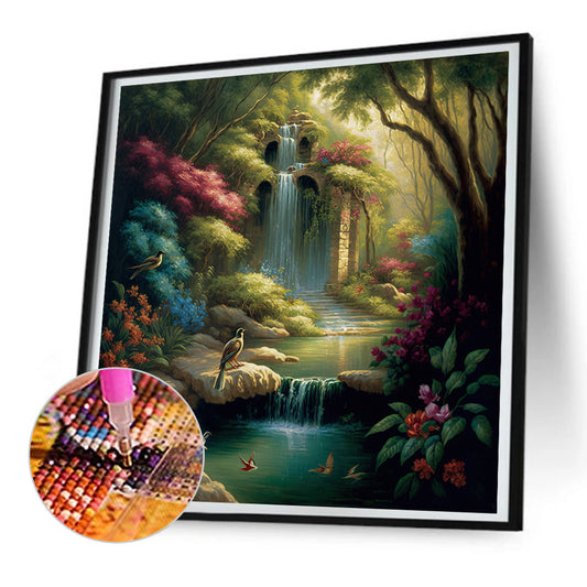 Secret Place In The Woods - Full Round Drill Diamond Painting 30*30CM