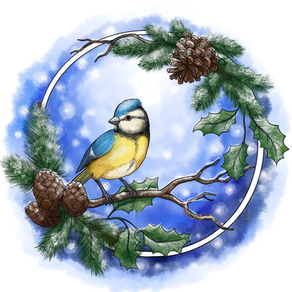 Tit - Full Round Drill Diamond Painting 30*30CM