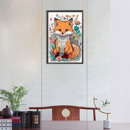 Fox - Full Round Drill Diamond Painting 30*45CM