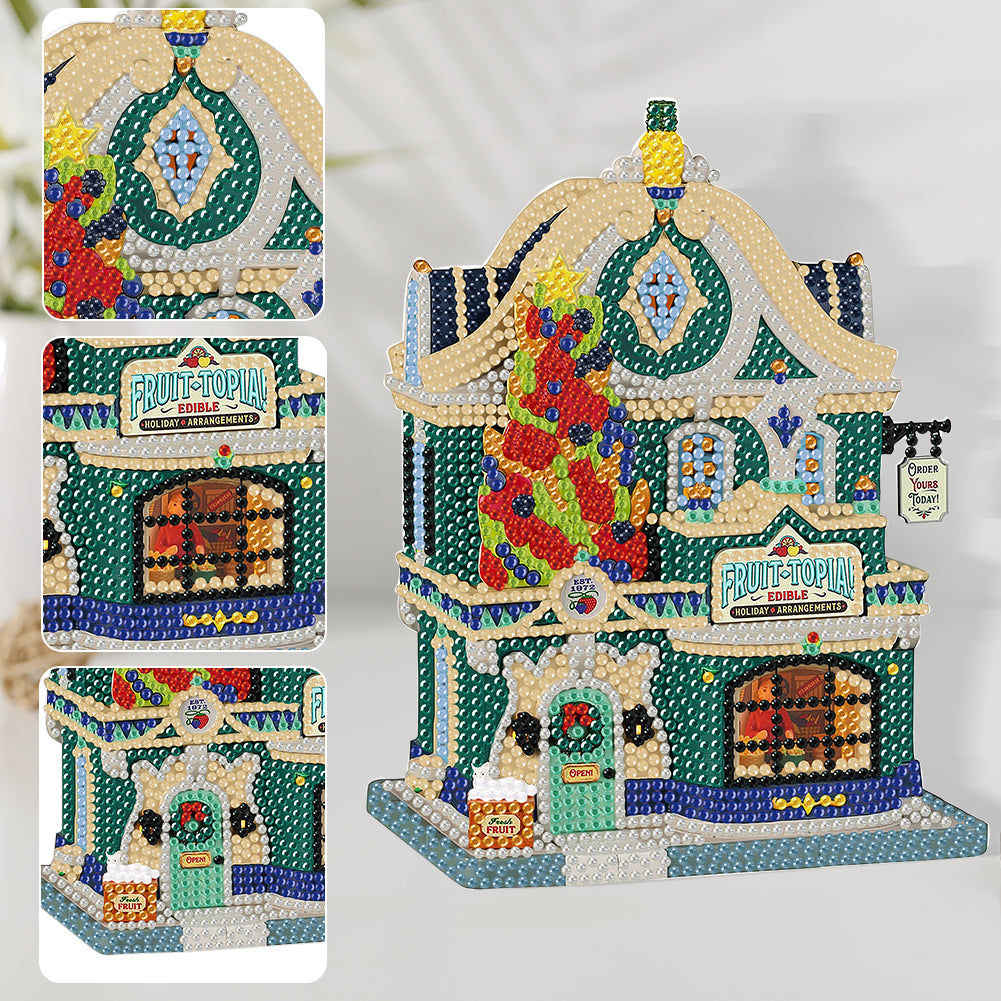 Diamond Painting Table Decor for Home Office Table Decor (Fruit Paradise)