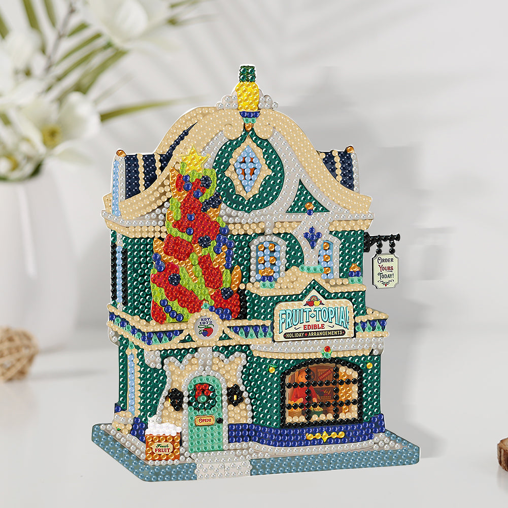 Diamond Painting Table Decor for Home Office Table Decor (Fruit Paradise)