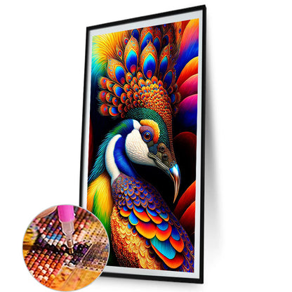 Peacock - Full AB Dril Square Diamond Painting 40*70CM