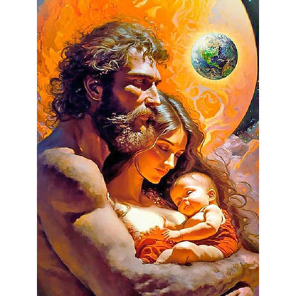 Birth And Continuation - Full Round Drill Diamond Painting 30*40CM