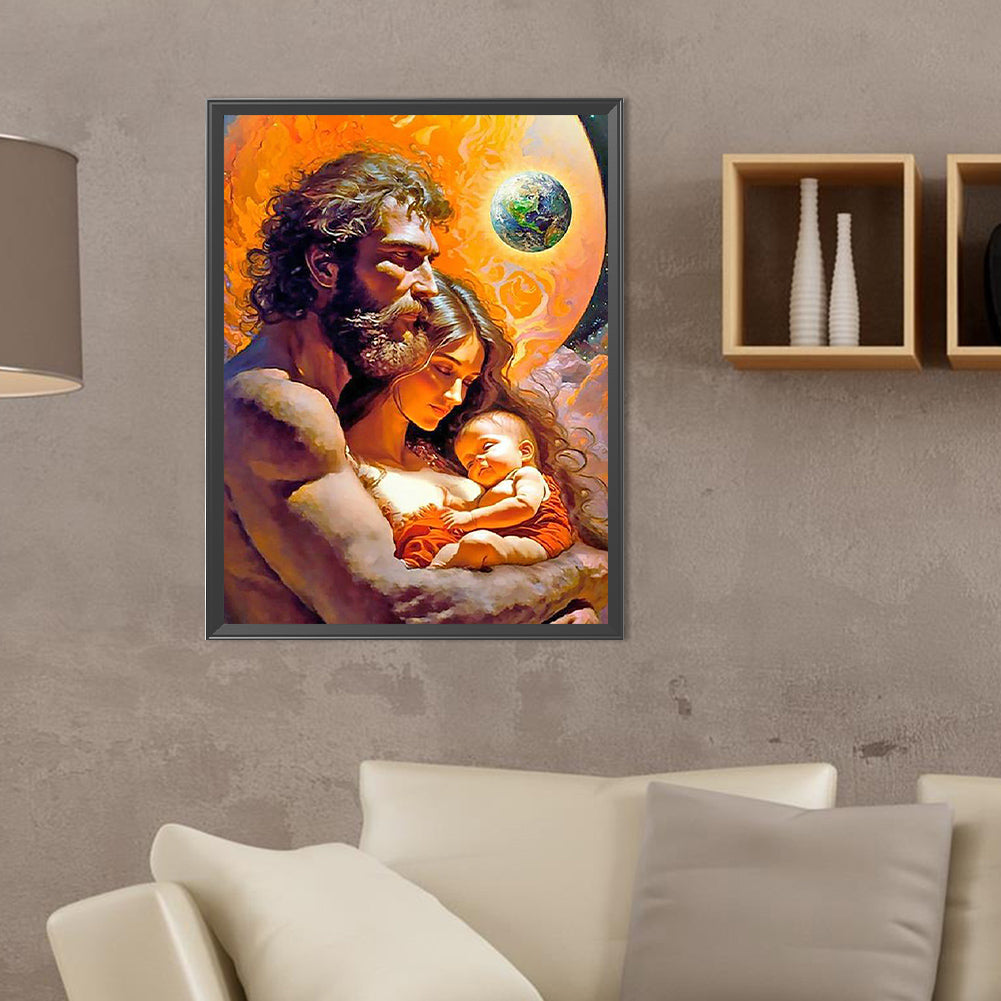 Birth And Continuation - Full Round Drill Diamond Painting 30*40CM