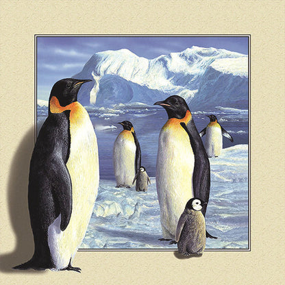 Antarctic Penguin - Full AB Dril Round Diamond Painting 40*40CM