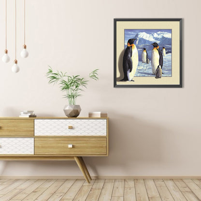 Antarctic Penguin - Full AB Dril Round Diamond Painting 40*40CM