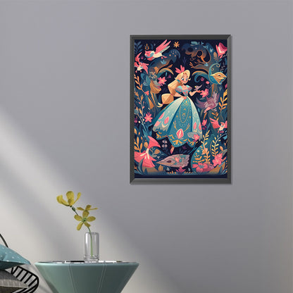 Fairyland Girl - Full AB Dril Round Diamond Painting 40*60CM