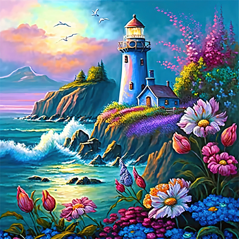 Watchtower - Full Round Drill Diamond Painting 30*30CM