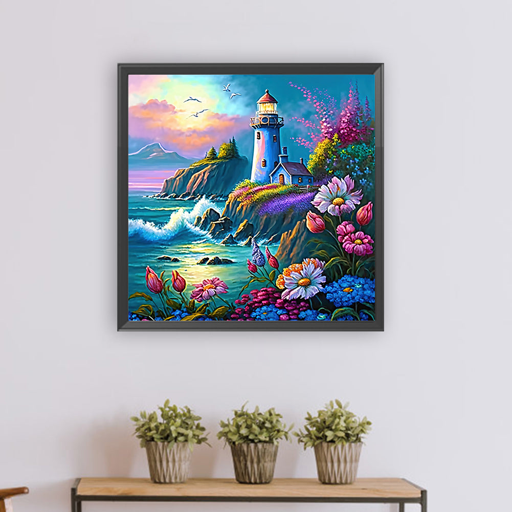 Watchtower - Full Round Drill Diamond Painting 30*30CM
