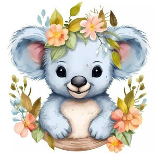 Baby Koala - Full Round Drill Diamond Painting 30*30CM