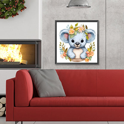 Baby Koala - Full Round Drill Diamond Painting 30*30CM