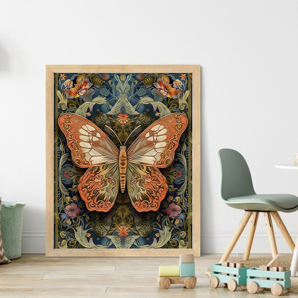 Butterfly - 11CT Stamped Cross Stitch 40*50CM