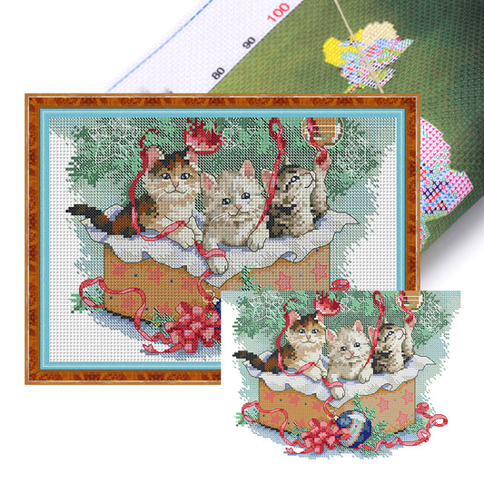 Play With Accessories - 14CT Stamped Cross Stitch 30*21CM£¨Joy Sunday£©