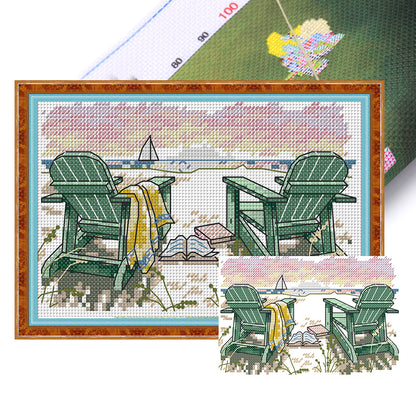 Take Time To Relax - 14CT Stamped Cross Stitch 19*14CM£¨Joy Sunday£©