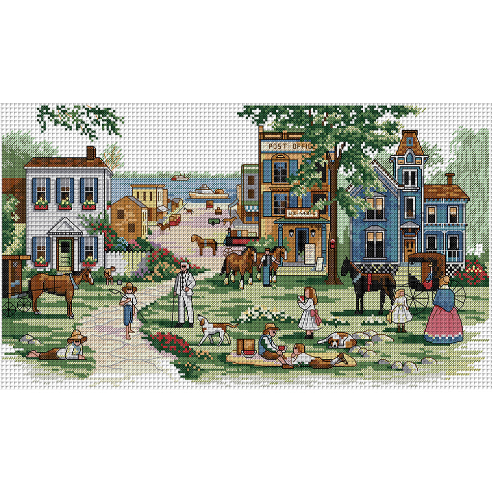 Remembering Mississippi - 14CT Stamped Cross Stitch 49*30CM£¨Joy Sunday£©