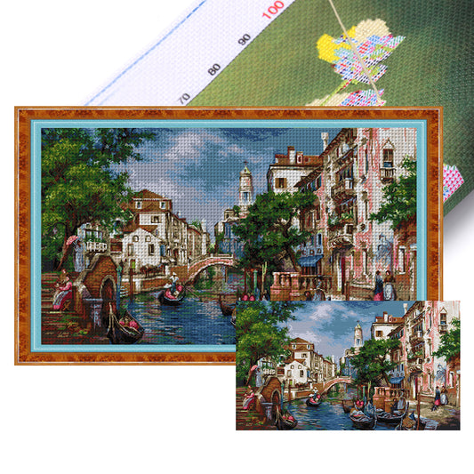 St. Paul Streets - 14CT Stamped Cross Stitch 79*50CM£¨Joy Sunday£©