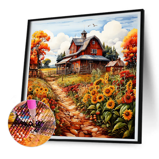 Harvest Farm - Full Round Drill Diamond Painting 30*30CM