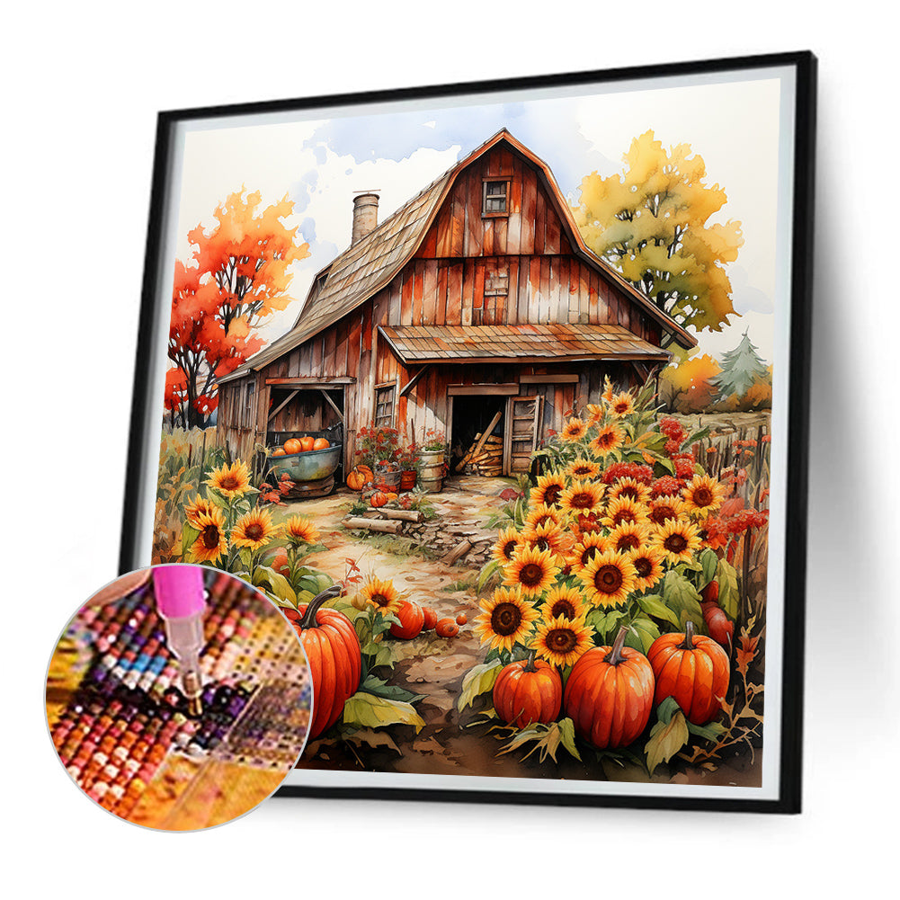 Harvest Farm - Full Round Drill Diamond Painting 30*30CM